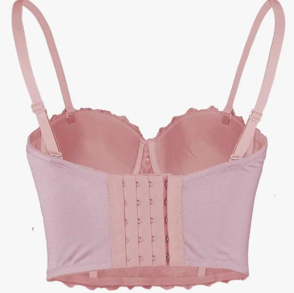 🔥 Pink Bling Ellacci Rhinestone corset - Picture 3 of 6